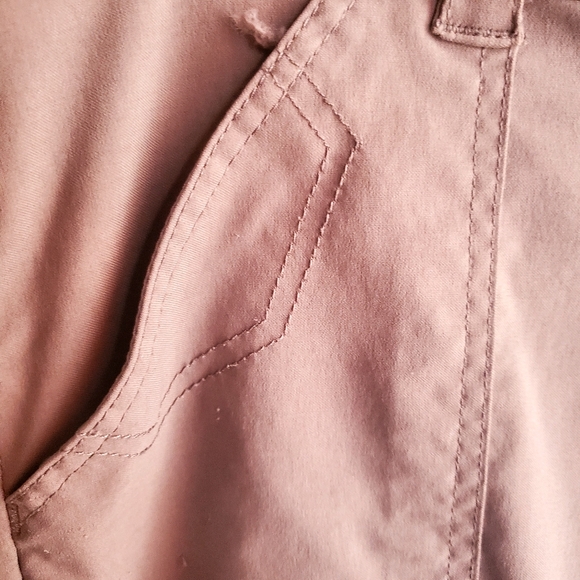 Prana Women's Grey/green Convertible Hiking Pants Size 8 - Picture 4 of 11